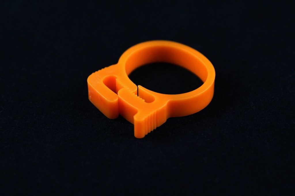 3/4" OD Reusable Clamp - Orange
