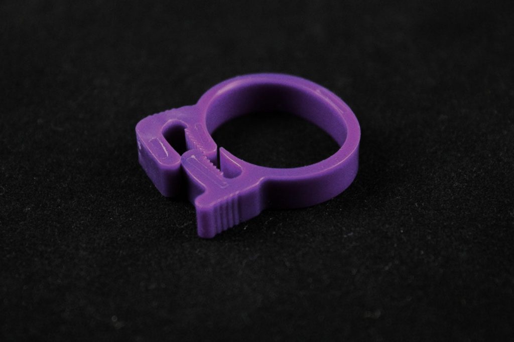 3/4" OD Reusable Clamp - Purple