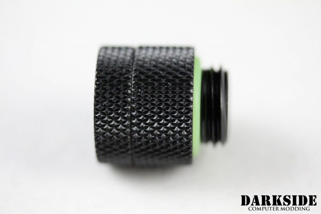 14 mm Rotary Spacer Adapter - Male-Female G1/4 - Black