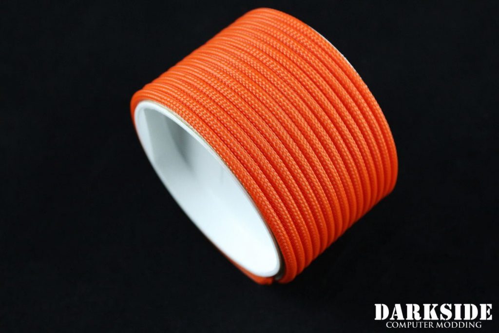 5/32" (4mm) DarkSide HD Cable Sleeving - Orange II-2