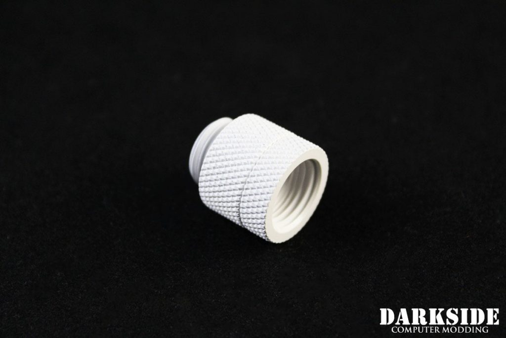 14 mm Rotary Spacer Adapter - Male-Female G1/4 - White