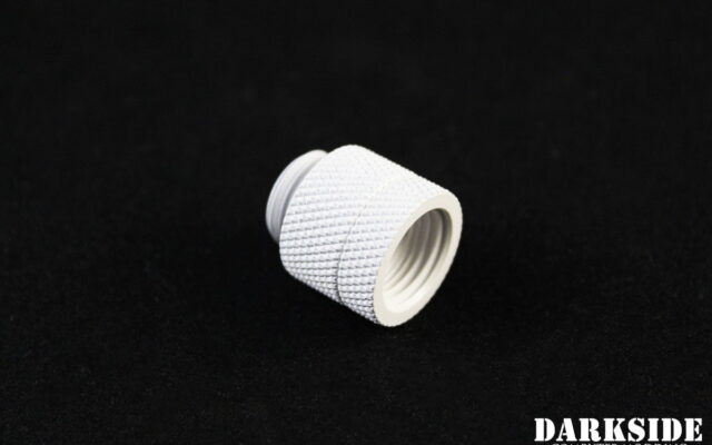 14 mm Rotary Spacer Adapter - Male-Female G1/4 - White