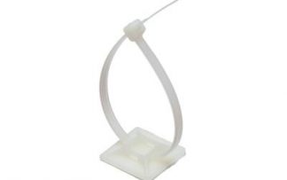 3/4" Zip Tie Mount - White
