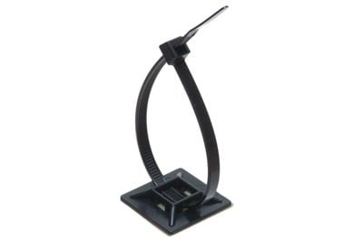 1" Zip Tie Mount - Black