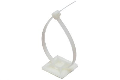 1" Zip Tie Mount - White