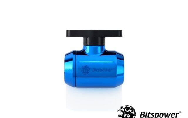 Royal Blue Mini Valve With Black Handle