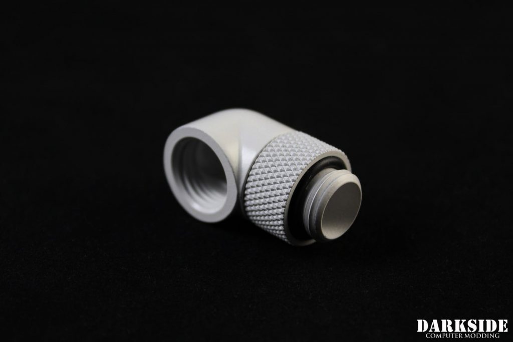 Angled 90°Adapter Fitting  G1/4 - White