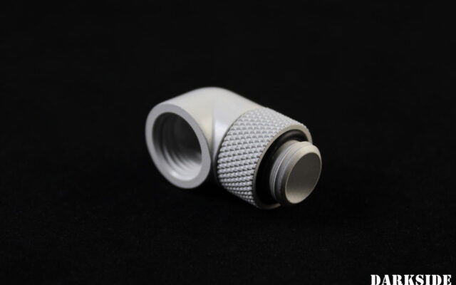 Angled 90°Adapter Fitting  G1/4 - White