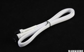 60cm (24") SATA 2.0/3.0 7P 180° to 90° cable with latch  - White