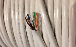AMP Netconnect Premium CMR CAT6 ETHERNET Wire - White
