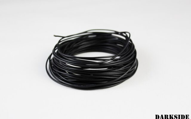 22AWG FT1 Wire - Black (Fans and LED)