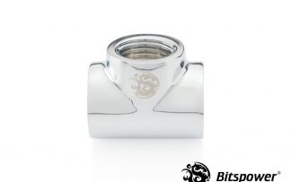 Silver Shining T-Block With Triple IG1/4"