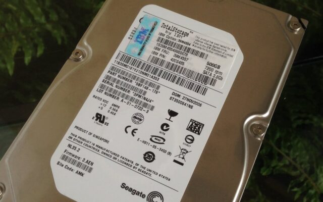 Seagate SATA3 500Gb HDD - USED