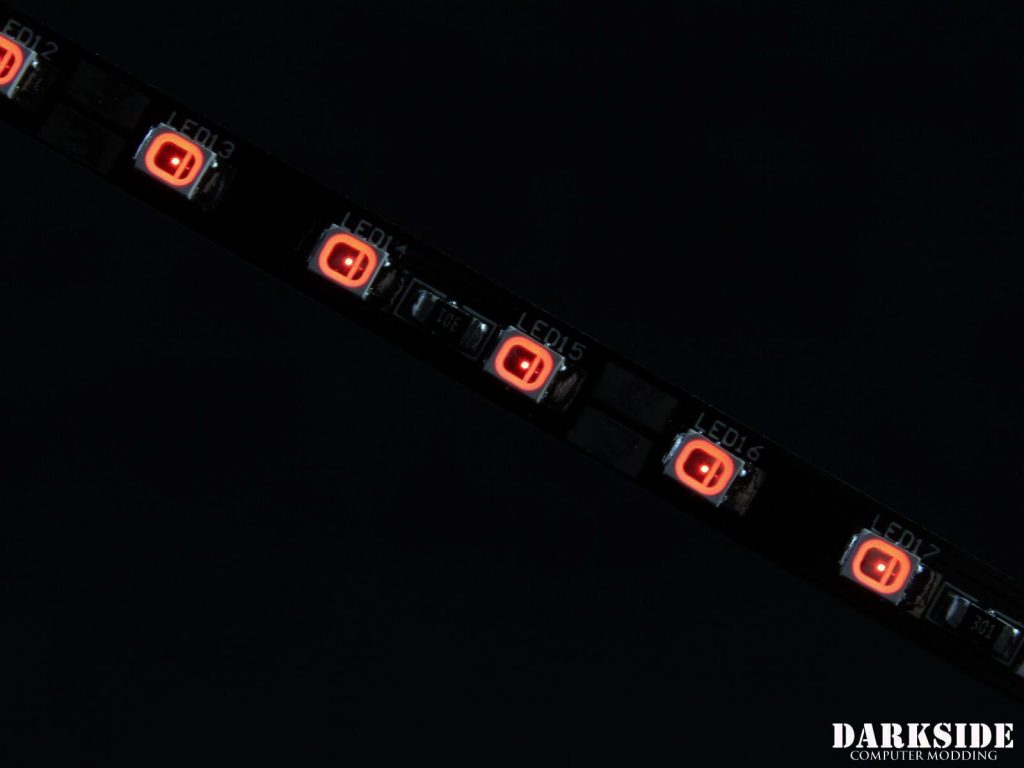 12" (30cm) DarkSide CONNECT G2 Dimmable Rigid LED Strip - RED G2-4