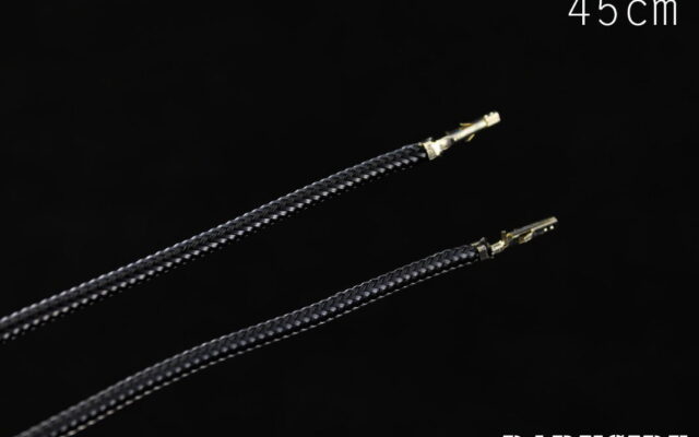 17.5' (45cm) Female-Female Pre-Sleeved ATX and  PCI-E Wire - Graphite Metallic-3