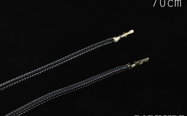 27.5' (70cm) Female-Female Pre-Sleeved ATX and  PCI-E Wire - Graphite Metallic-3