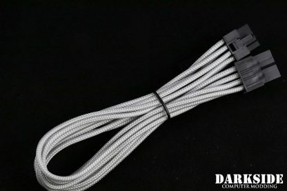 8-Pin PCI-E DarkSide HSL Single Braid MF Cable - Titanium Gray