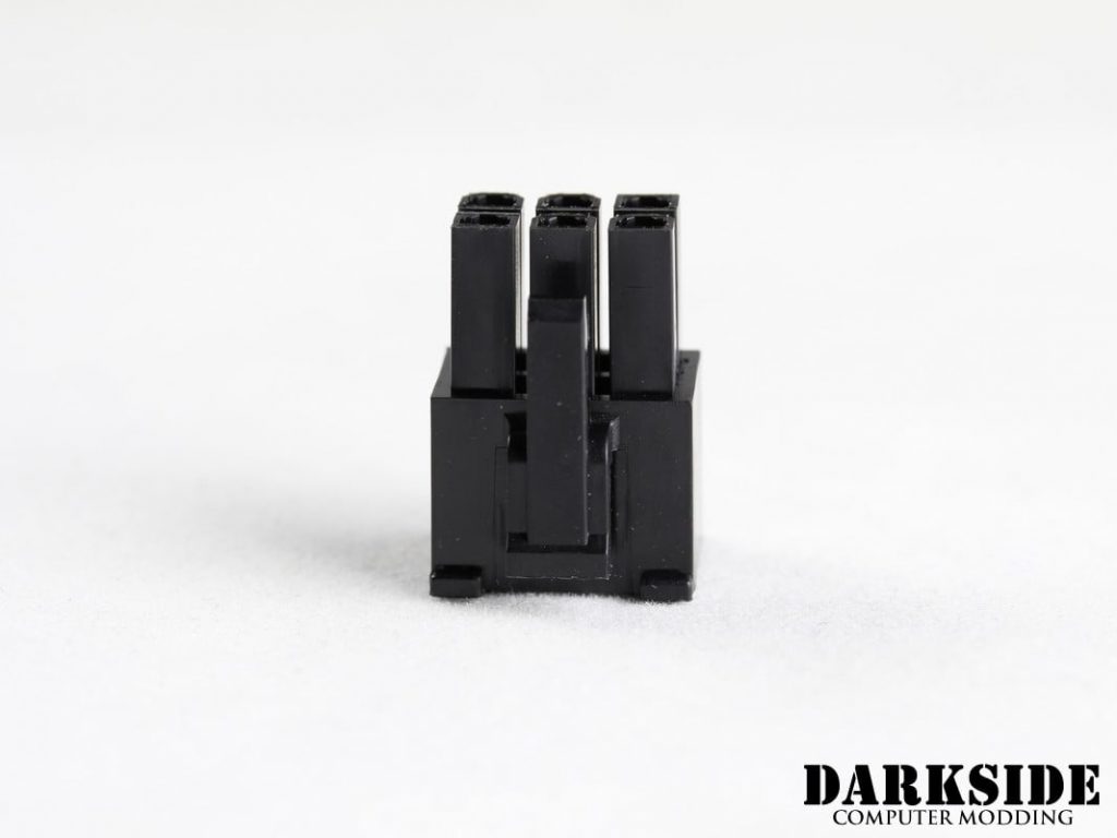 6-pin Female PCI-E  Connector - Black