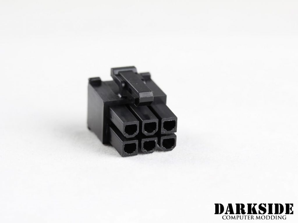 6-pin Female PCI-E  Connector - Black-2