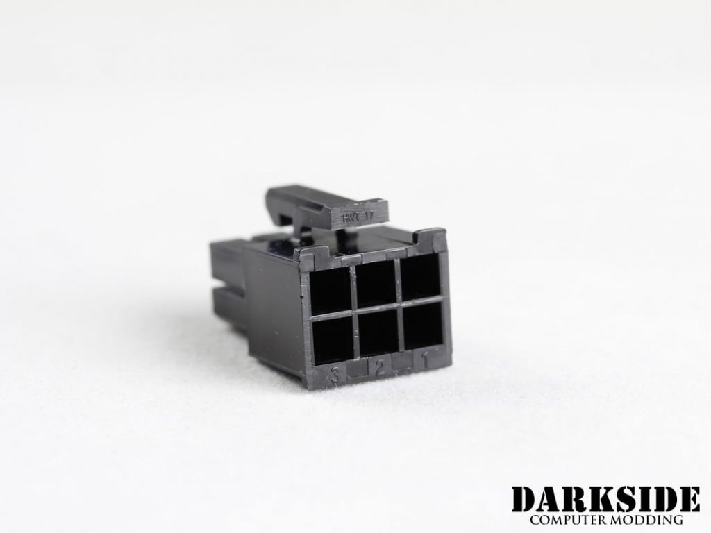 6-pin Female PCI-E  Connector - Black-3