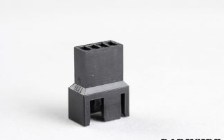 4-Pin Male PWM Fan Connector (crimp pin type) - Black