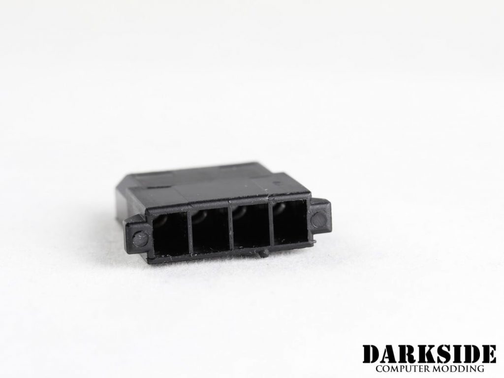 4-pin Female MOLEX Connector -Black-3