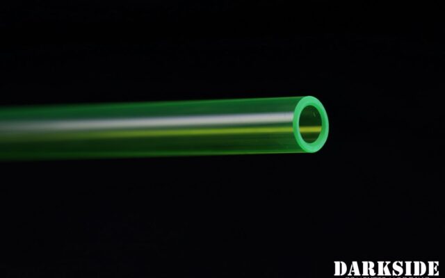 Green PETG Hard Tube 10/8mm - 500mm