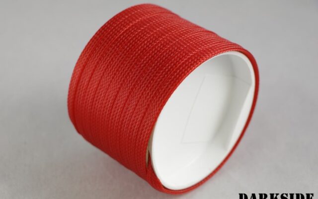1/4" (6mm) DarkSide High Density Cable Sleeving - Red UV 1Ft