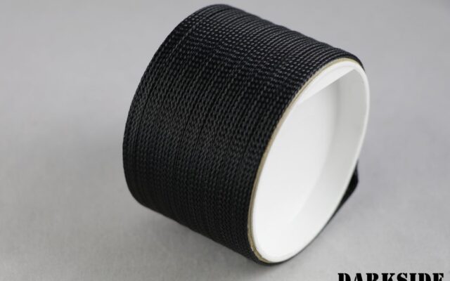 1/4" (6mm) DarkSide High Density Cable Sleeving - JET BLACK