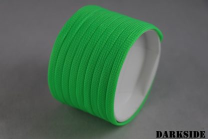 1/4" ( 6mm ) DarkSide High Density Cable Sleeving - Green UV