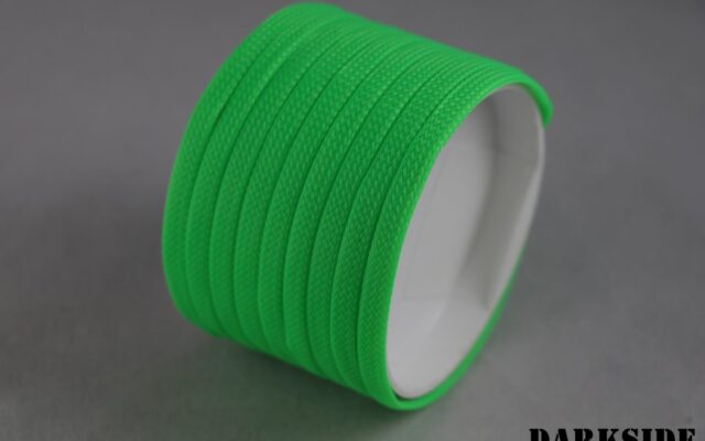 1/4" ( 6mm ) DarkSide High Density Cable Sleeving - Green UV