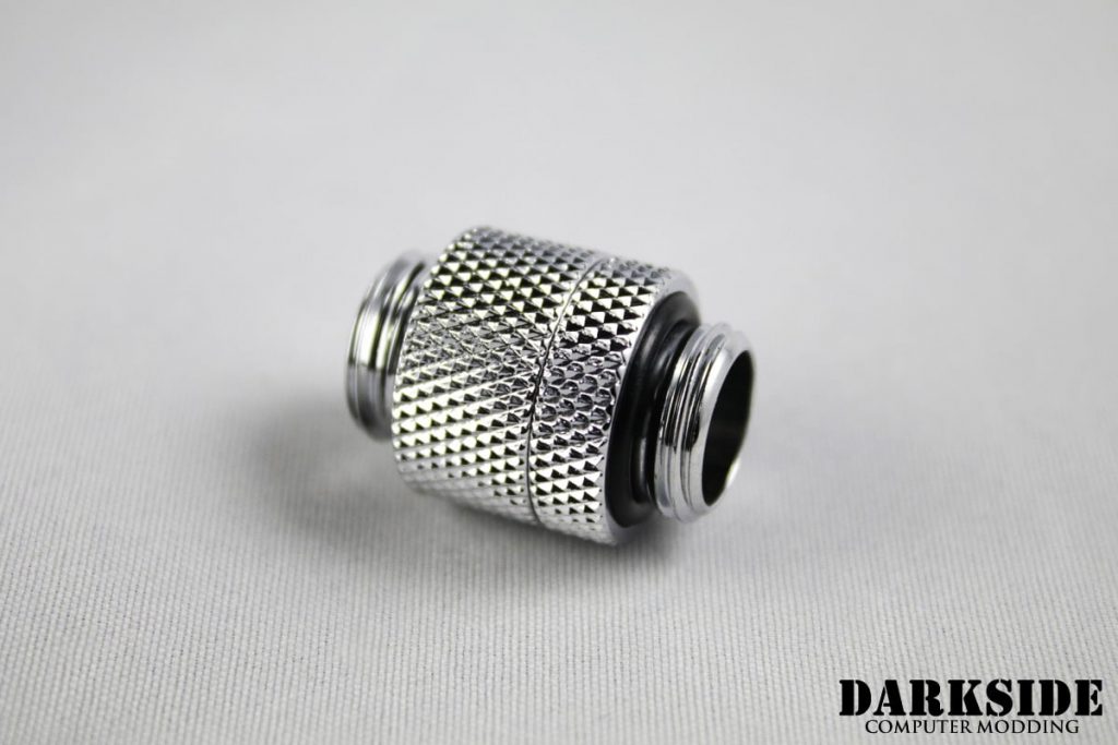 14 mm Rotary Spacer Adapter - Male-Male G1/4 - Chrome-2