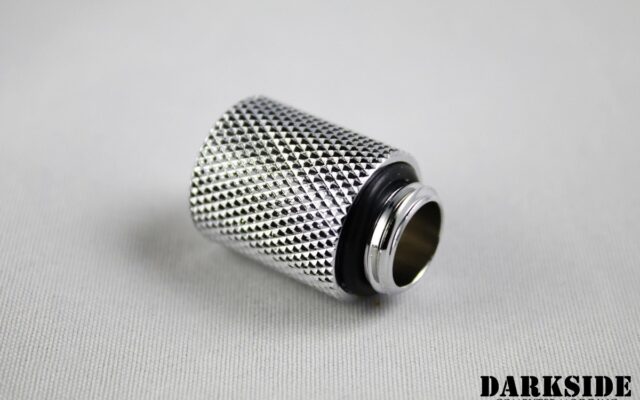 20mm Spacer Adapter - Male-Female G1/4 - Chrome