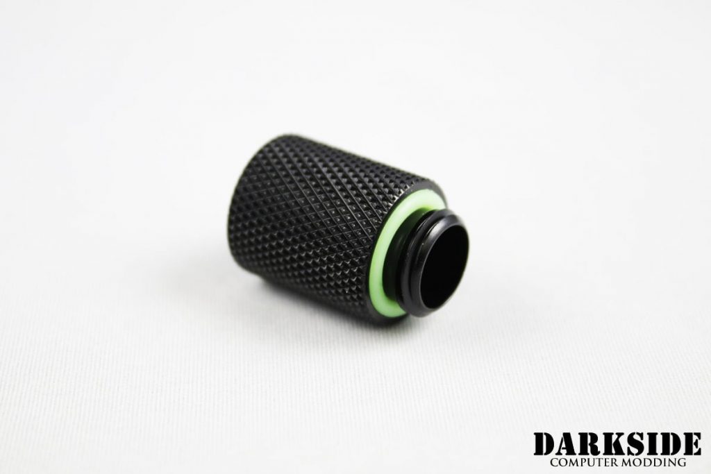 20mm Spacer Adapter - Male-Female G1/4 - Black