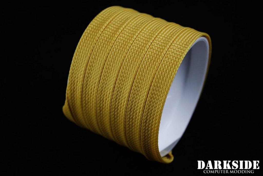 10mm HD SATA Cable Sleeving - GOLD II
