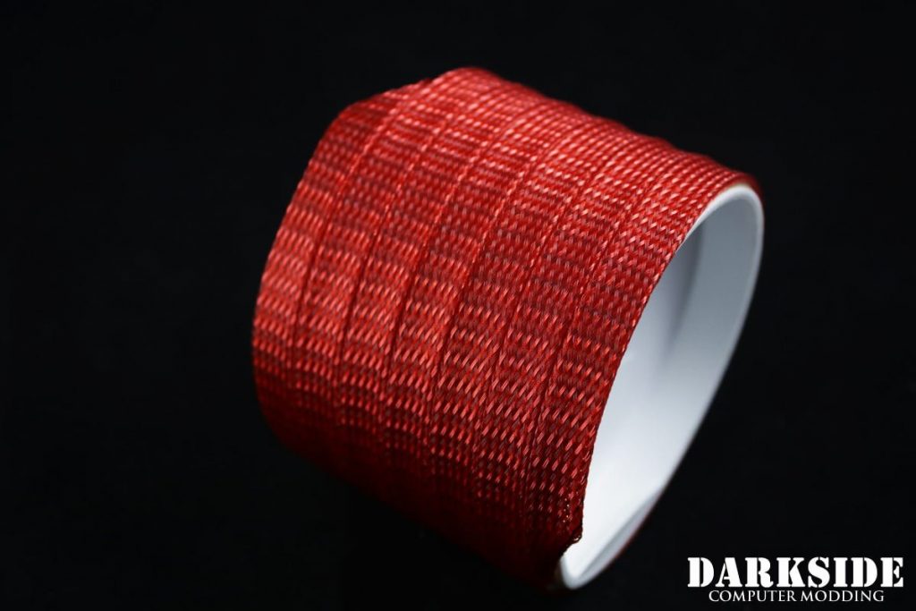 10mm HD SATA Cable Sleeving - Metallic Red-2