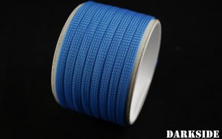 1/4" ( 6mm ) DarkSide High Density Cable Sleeving - Aqua Blue UV-2