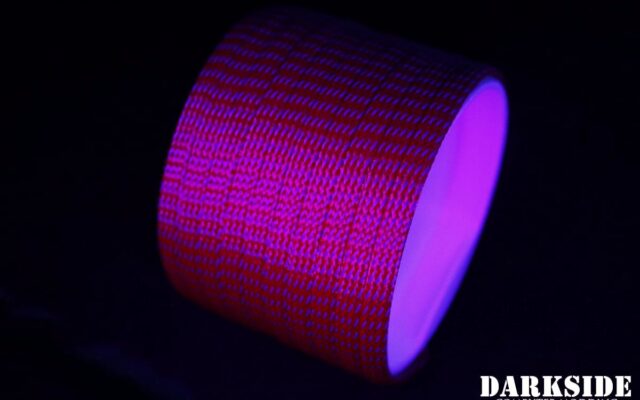 1/4" ( 6mm ) DarkSide High Density Cable Sleeving - Lava II UV