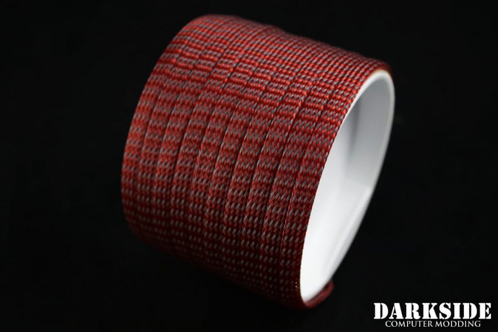 1/4" ( 6mm ) DarkSide High Density Cable Sleeving - Lava II UV-2