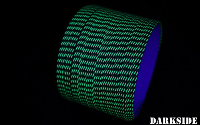1/4" ( 6mm ) DarkSide High Density Cable Sleeving - Commando II UV