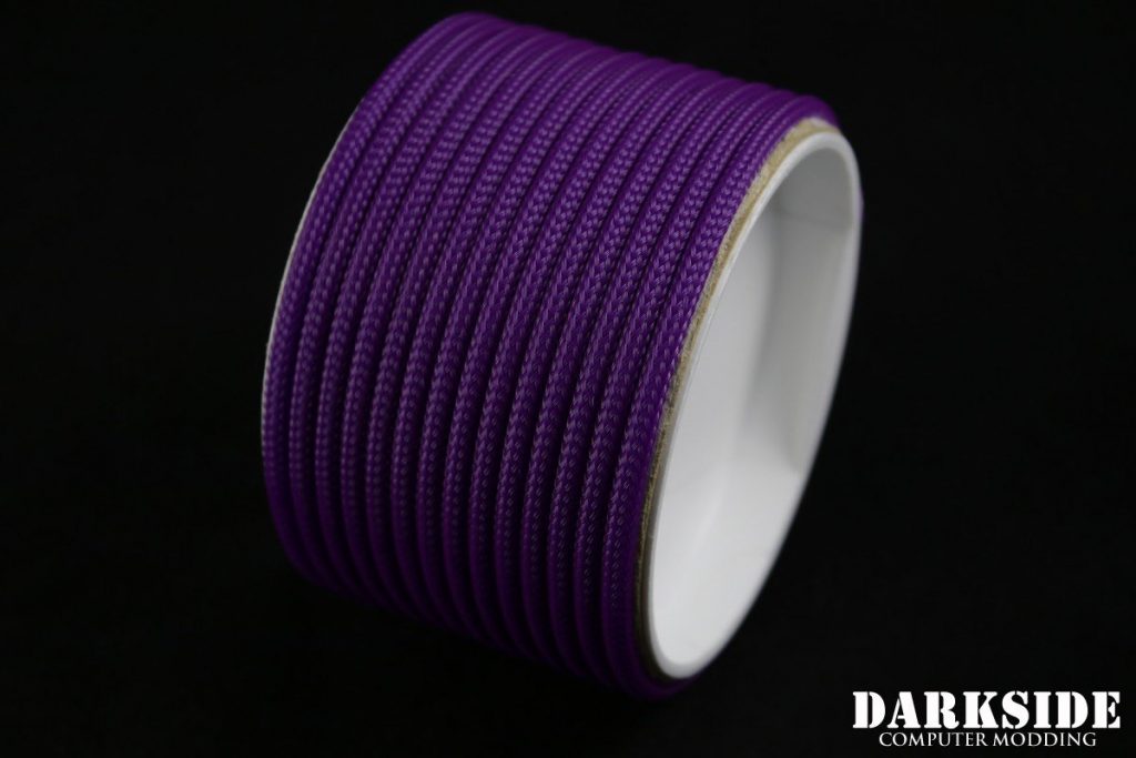 5/32" (4mm) DarkSide HD Cable Sleeving - Violet UV-2