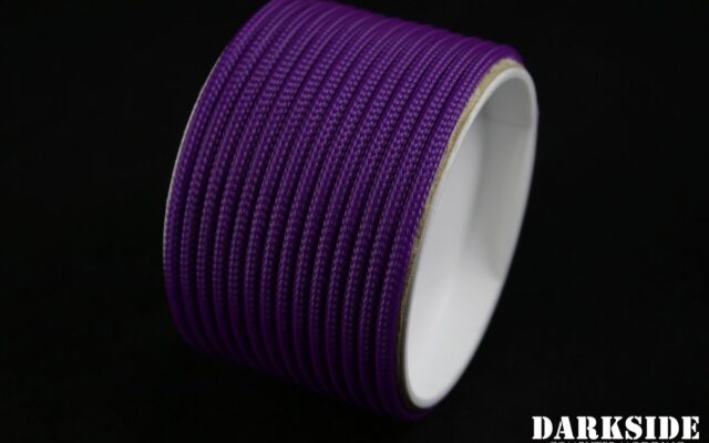 5/32" (4mm) DarkSide HD Cable Sleeving - Violet UV-2