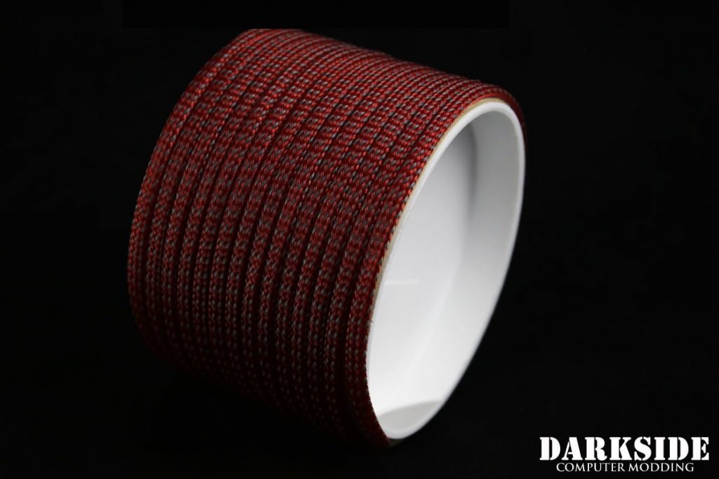 5/32" (4mm) DarkSide HD Cable Sleeving - Lava II UV-2
