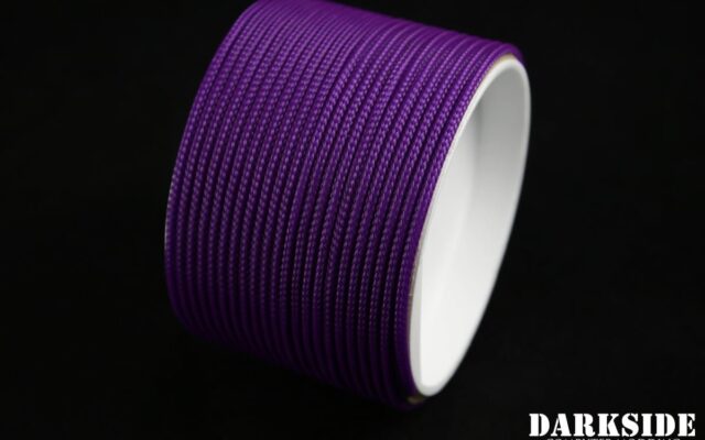 5/64" ( 2mm ) DarkSide HD Cable Sleeving - Violet UV-2