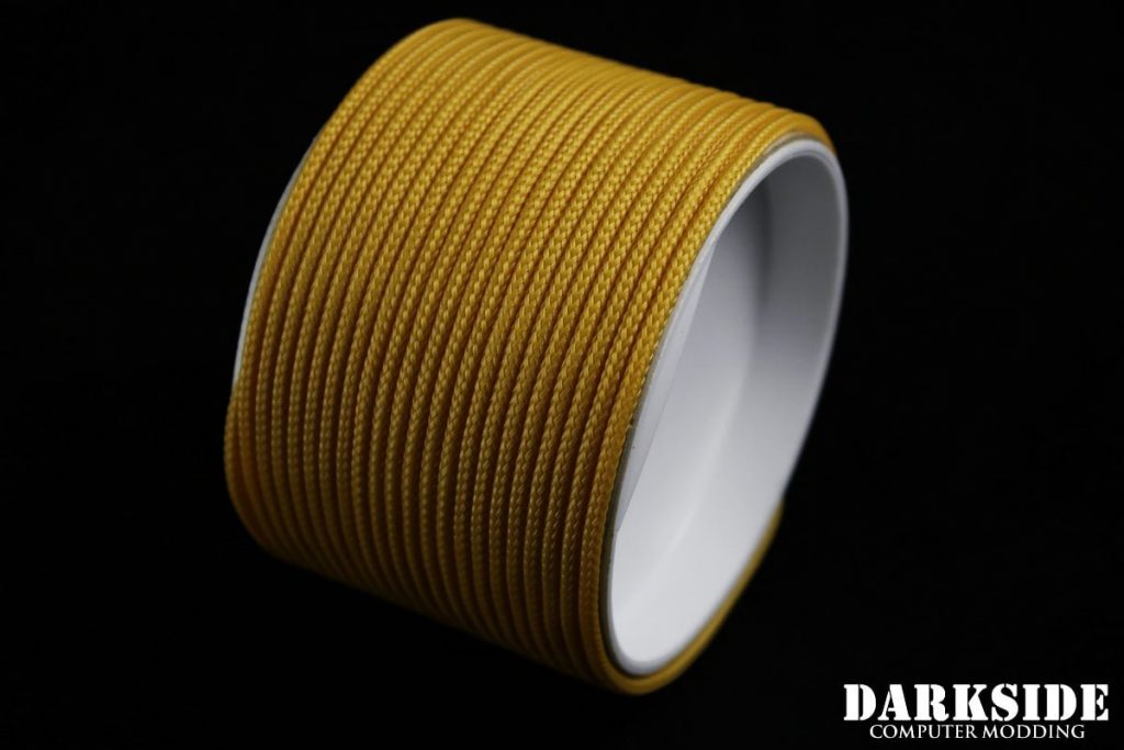5/64" ( 2mm ) DarkSide HD Cable Sleeving - Gold II