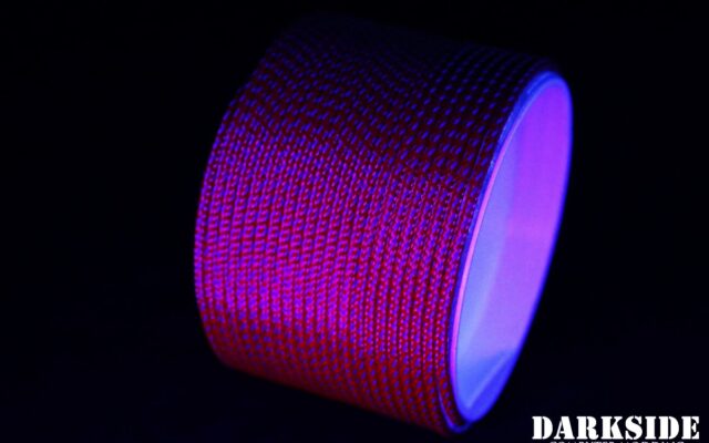 5/64" ( 2mm ) DarkSide HD Cable Sleeving - Lava II UV