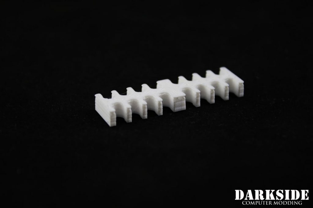 16-pin Cable Management Holder Comb - White