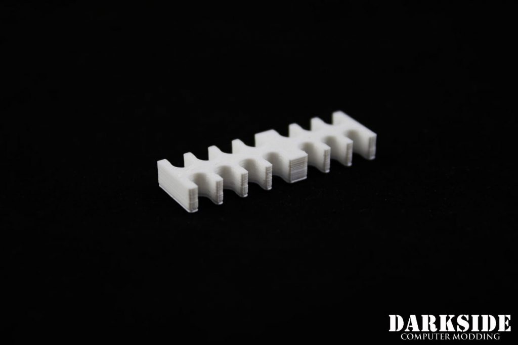 14-pin Cable Management Holder Comb - White