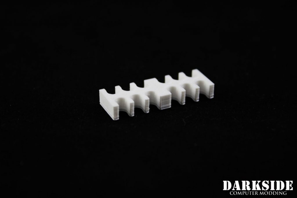 12-pin Cable Management Holder Comb - White