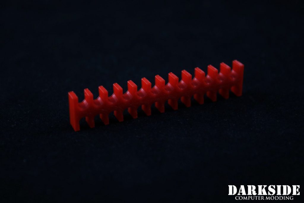 24-pin Cable Management Holder Comb - Red